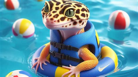 Can Leopard Geckos Swim? And Why Do They Dream of Flying?